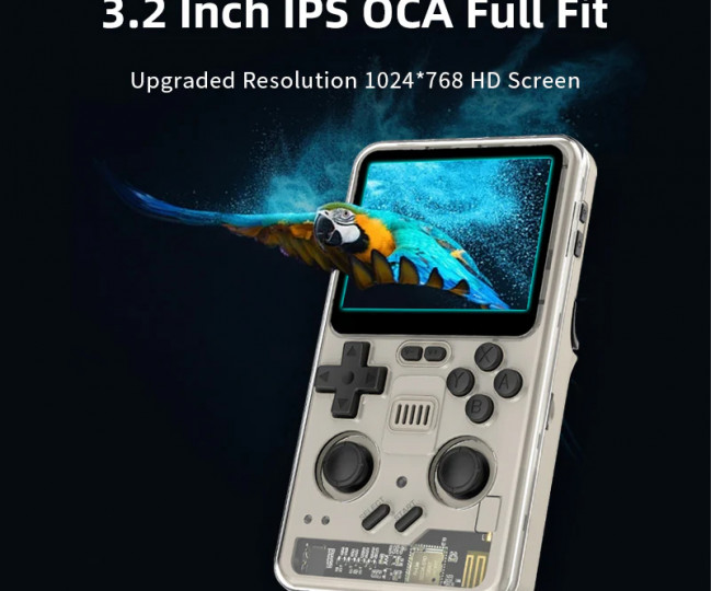 Портативная игровая приставка POWKIDDY RGB20 PRO (Yellow)